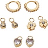 Alex and Ani Love and Luck Earring Sets(Mix & Match Charm Earring Set of 4 (Stainless Gold))