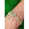 Alex and Ani Love and Luck Multi-Charm Bangle(Silver)