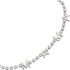 Alex and Ani Mama’ Crystal Tennis Bracelet(Stainless Silver)