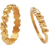 Alex and Ani Mama Curb Chain Jewelry(Alex and Ani Mama Ring Set of 2)