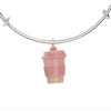 Alex and Ani Mama Needs Coffee’ Mug Charm Bangle(Pink Coffee To-Go Cup)