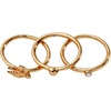 Alex and Ani Mixed Woodland Stacking Ring Set of 3 – Fall Charm, Gold Finish, Nickel-Free, Size 7, Perfect Layered Look, Autumn Magic Jewelry
