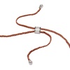 Alex and Ani Moon Healing Stone Woven Slider Necklace(Slider Necklace)