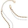 Alex and Ani Moon Magic 2 Row Charm Necklace – Blue Sunstone & Evil Eye Charm, Celestial Style for Whimsy & Wonder, Women’s Fashion Jewelry