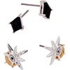 Alex and Ani Moon Magic Earrings(Celestial Earring set of 2 (Two Tone))