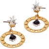 Alex and Ani Moon Magic Earrings(Moon Phase Statement Earring (Two Tone))
