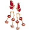 Alex and Ani New York Botanical Garden Floral Earrings(Alex and Ani New York Botanical Garden Butterfly Statement Earrings)
