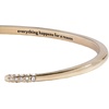 Alex and Ani “Opportunity is Everywhere” Open Tusk Ring(Stainless Steel Gold)