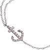 Alex and Ani Pave Anchor Jewelry(Pave Anchor Pull Chain Bracelet)