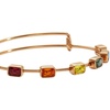Alex and Ani Rainbow Ombre Pave Jewelry(Rainbow In-Line Stone Bangle)
