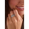 Alex and Ani Ribbed Stacking Ring Set of 3(Stainless Silver)