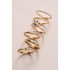Alex and Ani Rope Stacking Ring Set of 3(Stainless Gold)