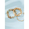 Alex and Ani Rutilated Quartz + Wood Beaded Wrap Bracelet