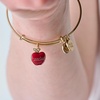 Alex and Ani School-Themed Charm Bracelet for Women – Ideal Gift for Teachers & Students(Gold)