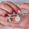 Alex and Ani School-Themed Charm Bracelet for Women – Ideal Gift for Teachers & Students(Silver)