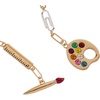 Alex and Ani School-Themed Charm Bracelet for Women – Ideal Gift for Teachers & Students(Tri-Tone)