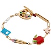 Alex and Ani School-Themed Charm Bracelet for Women – Ideal Gift for Teachers & Students(Tri-Tone)