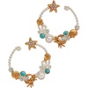 Alex and Ani Seaside Charm Bangle(Whimsical Seaside Rope Hoop Earring)
