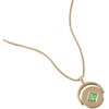 Alex and Ani September Birthstone and Flower Flip Charm Necklace(Stainless Gold)