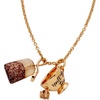 Alex and Ani ‘Spill the Tea’ Cup Charm Pendant Necklaces(Gold)