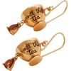 Alex and Ani ‘Spill the Tea’ Cup Earrings(Gold)