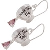 Alex and Ani ‘Spill the Tea’ Cup Earrings(Silver)