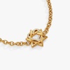 Alex and Ani Star of David Heart Jewelry, 14kt Gold Plated(Bracelet)