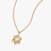 Alex and Ani Star of David Heart Jewelry, 14kt Gold Plated(Necklace)
