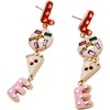 Alex and Ani Sweet Shop Love Linear Earring, Shiny Gold