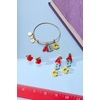 Alex and Ani Teacher’s Pet Earrings(ABC Linear Earring)