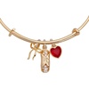 Alex and Ani There Cannoli Be You Bracelets(Multi Charm Bangle (Shiny Gold))