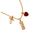 Alex and Ani There Cannoli Be You Multi Charm Cluster Necklace, Shiny Gold