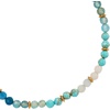 Alex and Ani Turquoise Ombre Semi-Precious Beaded Anklet(Turquoise Ombre Semi-Precious Beaded Anklet)