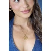 Alex and Ani Women’s Gold Woodland Pendant Necklace – Enamel Accents & Natural Stones: Moss Agate, Tiger’s Eye, Blue Aventurine, Pearl, Perfect Fall Jewelry(Woodland Pendant Necklace (Shiny Gold))