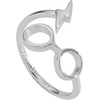 Alex and Ani Womens Harry Potter Glasses Ring Wrap(Sterling Silver)