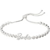 ALEX AND ANI Barbie™ Bracelets(Tennis Bolo Bracelet (Shiny Silver))