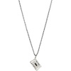 Alex and Ani ‘90s Nostalgia Cassette Necklace(Silver)