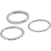 Alex and Ani Baguette Stacking Ring Set of 3(Stainless Silver)