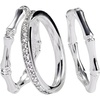 Alex and Ani Bamboo Wrap Jewelry(Bamboo Trio Ring Set)
