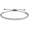 Alex and Ani Bolo Crystal Tennis Bracelet(Stainless Steel Gold)