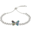 Alex and Ani Butterfly Bracelets(Carved Abalone Butterfly Tennis Bolo Bracelet)