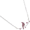 Alex and Ani Cardinal Necklace for Women – Ruby & Clear Pavé Accented Necklace Featuring Sacred Cardinal on Branch, Meaningful Cardinal Gifts(Cardinal (Shiny Silver))