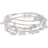 Alex and Ani Cloud, Lightening Bolt and Rain Drop Bangle Set of 3(Alex and Ani April Showers Bangle set of 3)