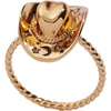 Alex and Ani Cowgirl Hat Ring, Gold