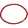 Coral Hamsa Mini Stretch Bracelet
