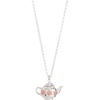 Alex and Ani Floral Teapot Locket Pendant Necklace