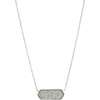 Alex and Ani Glitter Druzy Pendant Necklace, Silver
