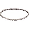 Alex and Ani Heart Charm Tennis Bracelet(Stainless Steel Silver)