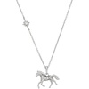 Alex and Ani Horse Pendant(Shiny Silver)
