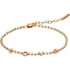 Alex and Ani “Love” Crystal Tennis Bracelet(Stainless Gold)